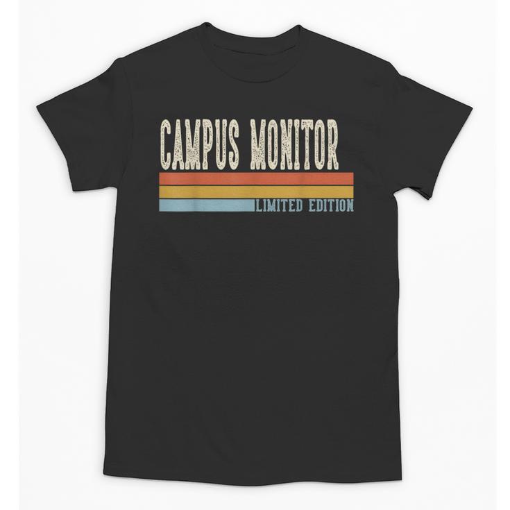 Campus Monitor Week Retro Vintage Back To School Day Unisex T-Shirt