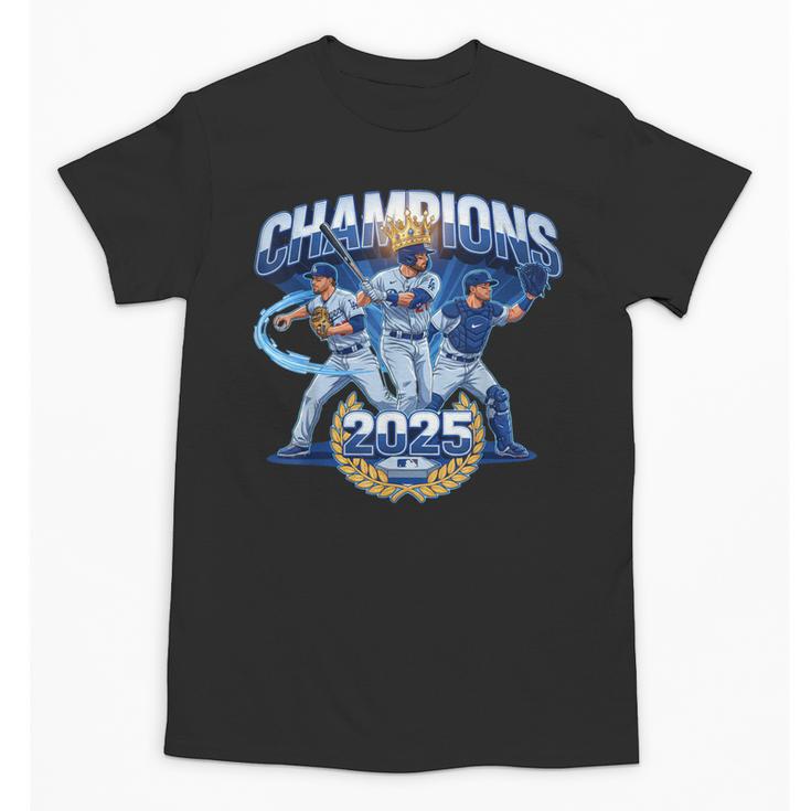 Champions 2025 Baseball Retro Athletic Celebration Theme Unisex T-Shirt