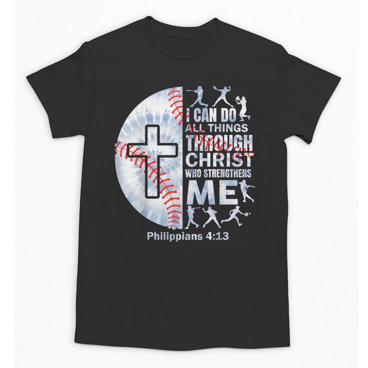 Christian Baseball Men Boy Player Team Religious Philippians Unisex T-Shirt