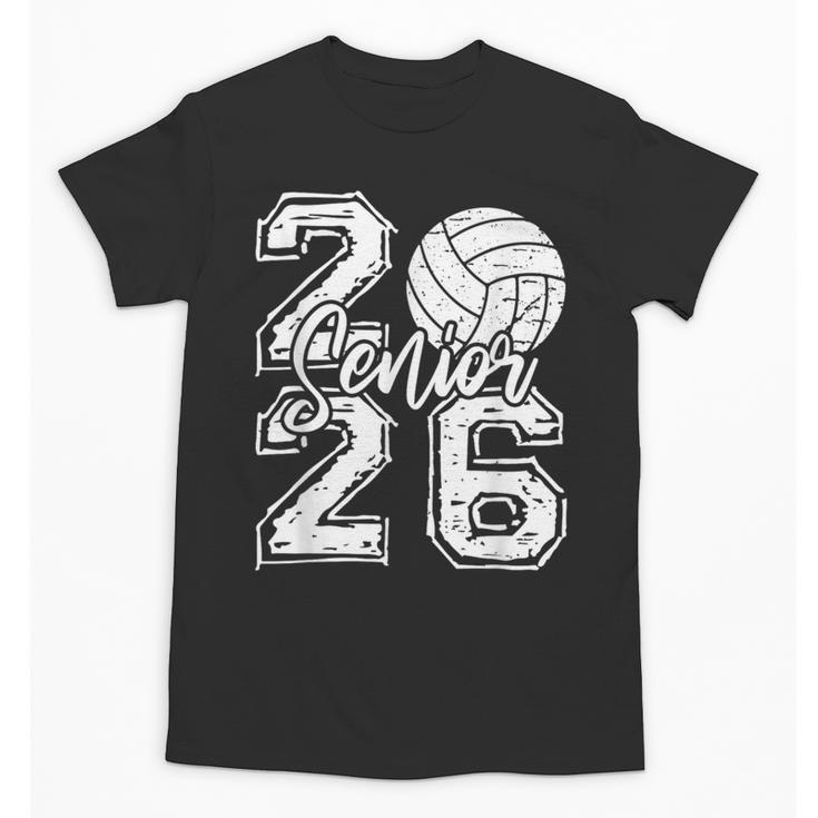 Class Of 2026 Volleyball Senior 2026 Back To School Unisex T-Shirt