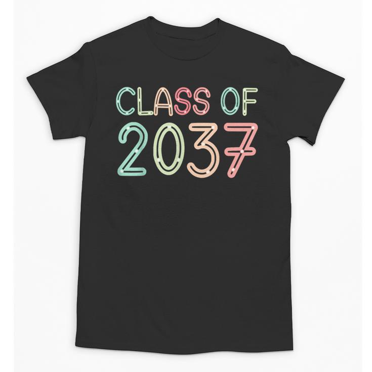 Class Of 2037 Grow With Me Kindergarten Back To School Unisex T-Shirt