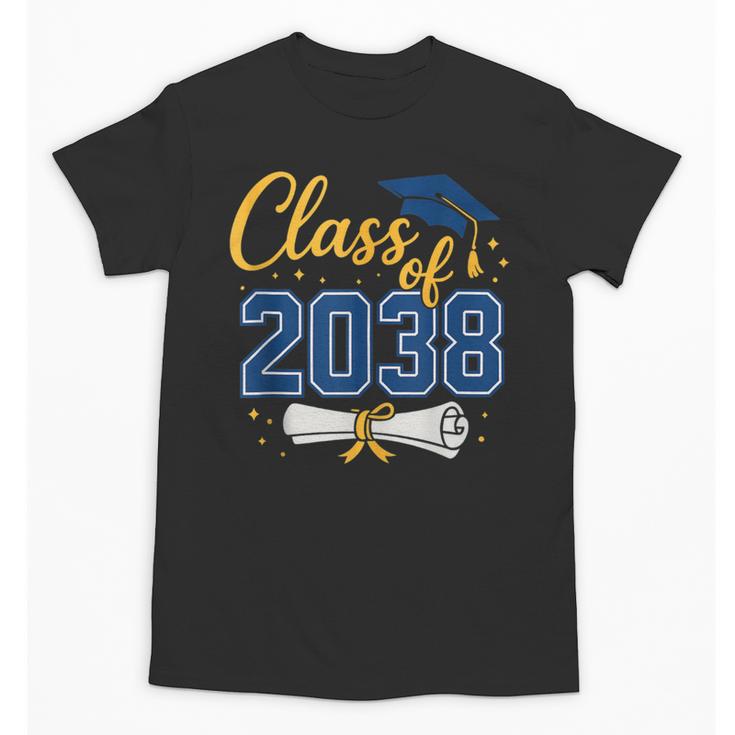 Class Of 2038 Grow With Me Kindergarten Back To School Unisex T-Shirt