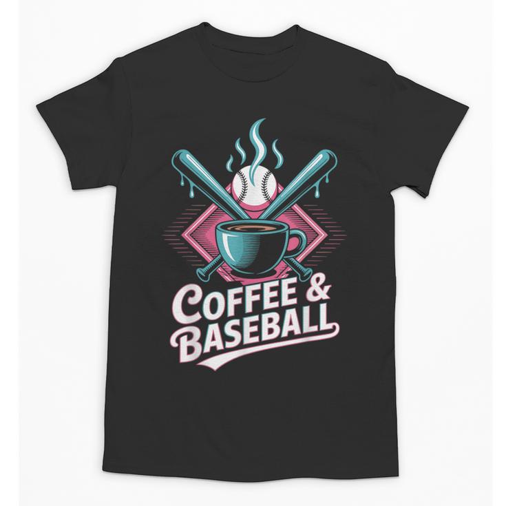 Coffee And Baseball Baseball Player Unisex T-Shirt