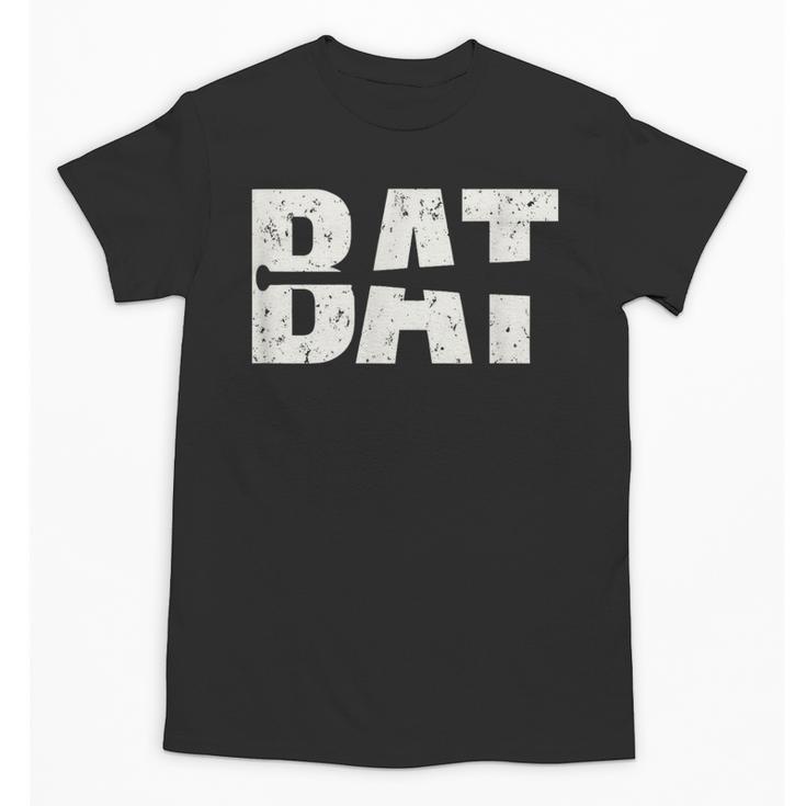 Cool Bat Dad Baseball Tee Women Kids Unisex T-Shirt
