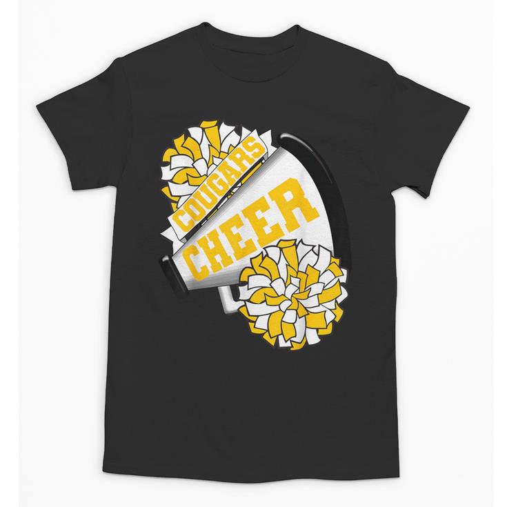 Cougars Cheer Back To School Cheerleading Spirit GY Unisex T-Shirt