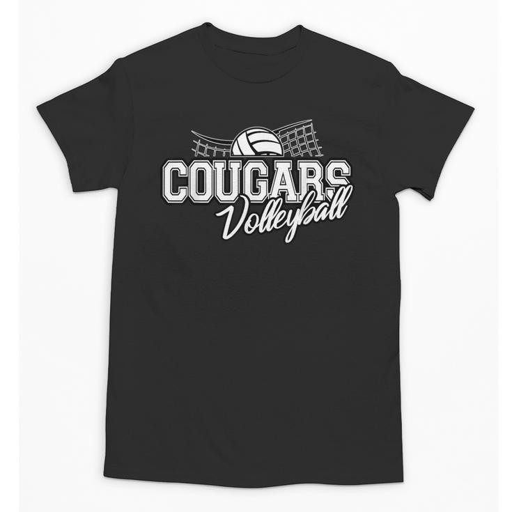 Cougars Volleyball Back To School Spirit Unisex T-Shirt