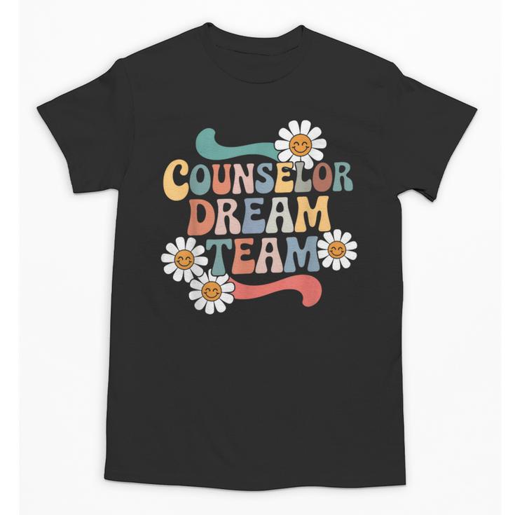 Counselor Dream Team Retro Back To School Counselor Squad Unisex T-Shirt