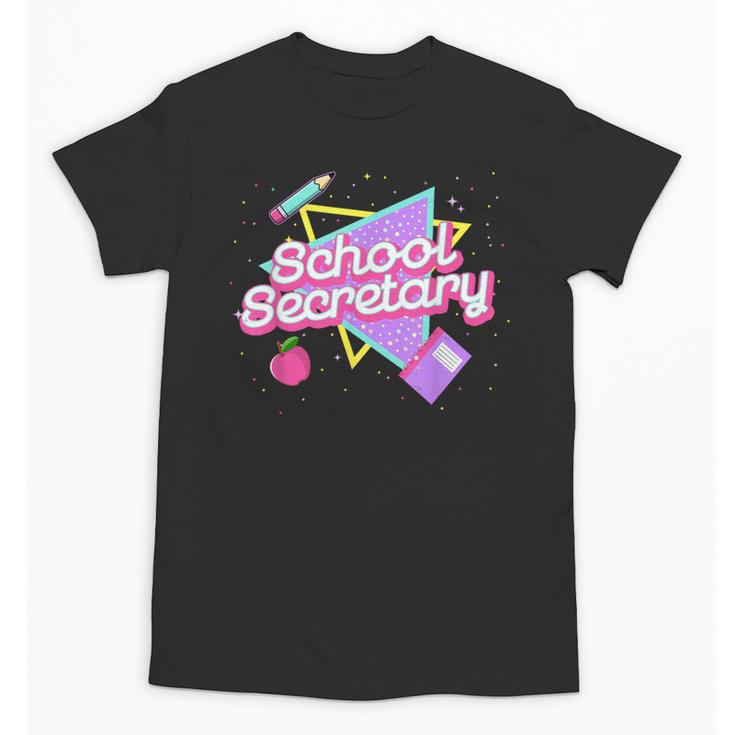 Cute School Secretary Shirt 80's 90's Back To School Unisex T-Shirt