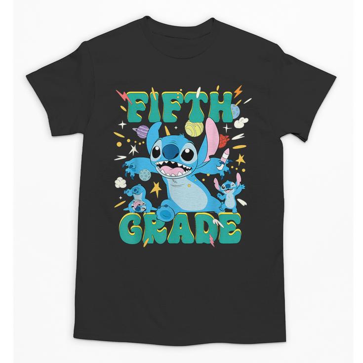 Disney Stitch Fifth Grade Back To School 1st Day Of School Unisex T-Shirt