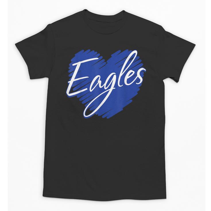 Eagles Heart Back To School Spirit B Unisex T-Shirt