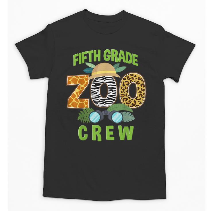 Fifth Grade Zoo Crew Wild Animal Safari Back To School Unisex T-Shirt