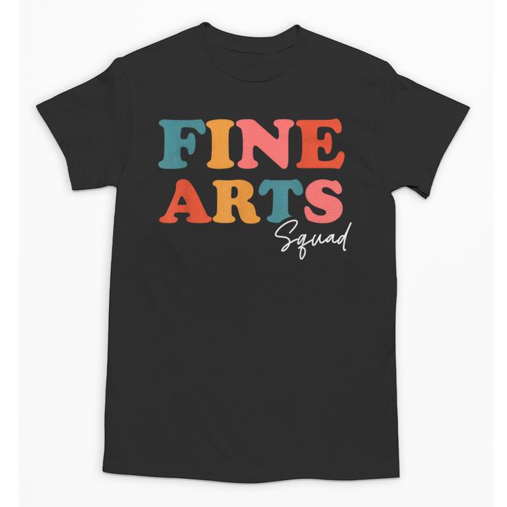 Fine Arts Squad Boho Cute Back To School Fine Arts Unisex T-Shirt