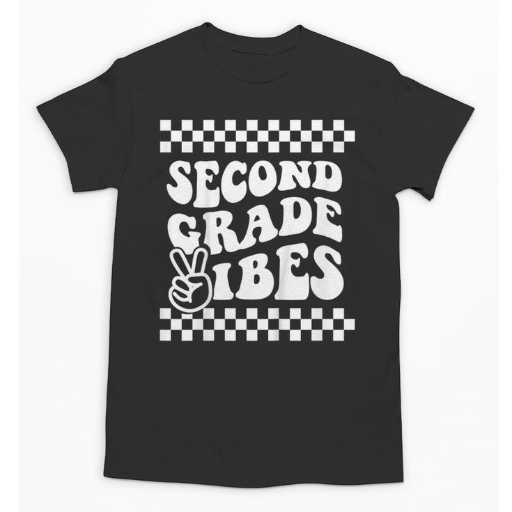 First Day Of Second Grade Vibes Girls Back To School Boys Unisex T-Shirt