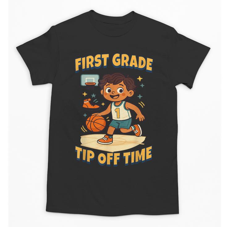 First Grade Basketball Back To School Slam Dunk Style Unisex T-Shirt