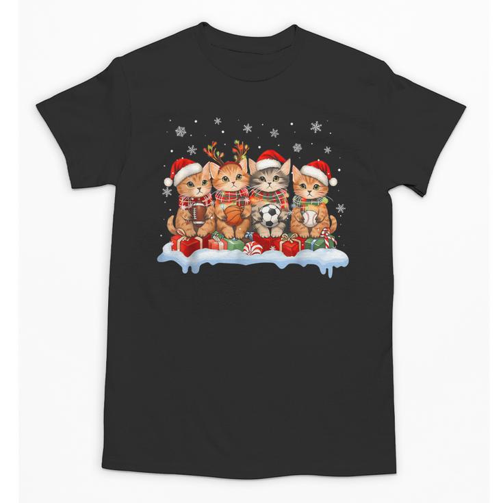 Football Baseball Basketball Player Sport Christmas Unisex T-Shirt