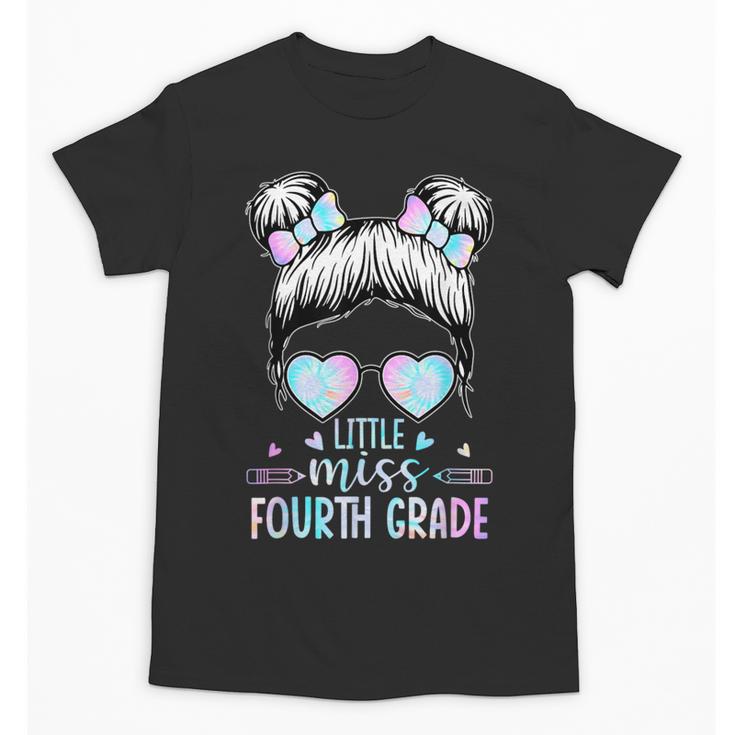 Fourth Grade Little Miss Back To School 4th Grade Little Unisex T-Shirt