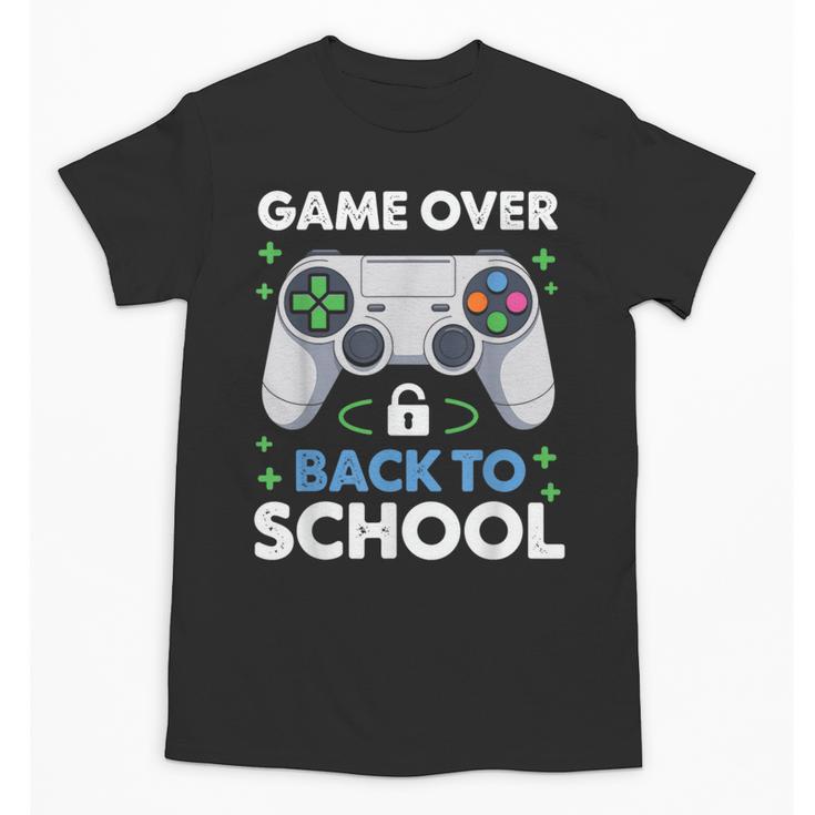 Game Over Back To School Kids First Day School Unisex T-Shirt