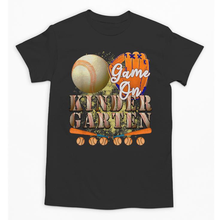 Game On Kindergarten Baseball Back To School Student Kid Boy Unisex T-Shirt