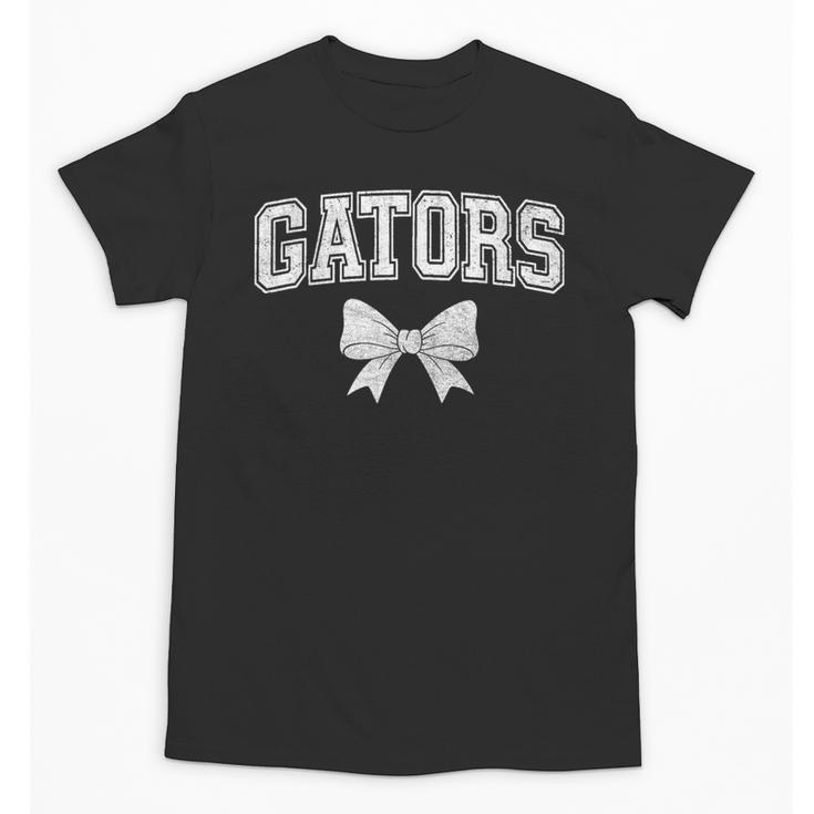 Gators High School Coquette Bow Gator Back To School Unisex T-Shirt