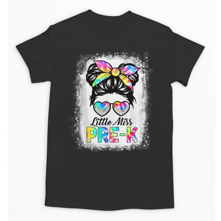 Girls PRE-K Preschool Back To School Cute Little Miss Pre-k Unisex T-Shirt