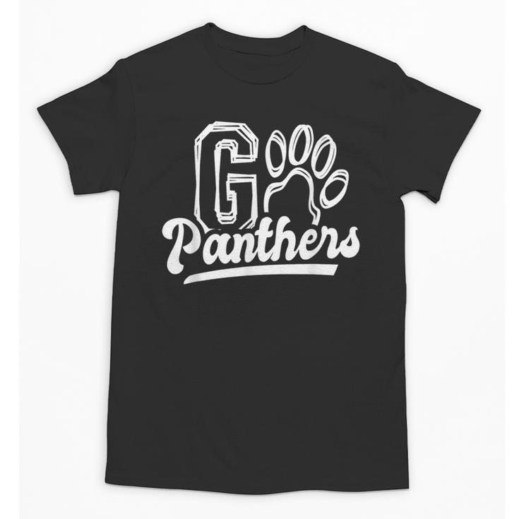 Go Cheer Panthers School Spirit Team Panther Back To School Unisex T-Shirt