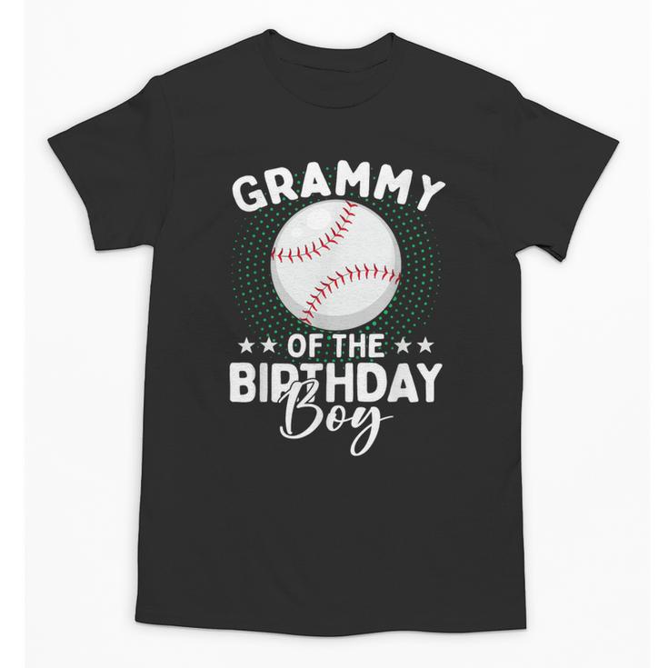 Grammy Of The Birthday Boy Baseball Player Birthday Unisex T-Shirt