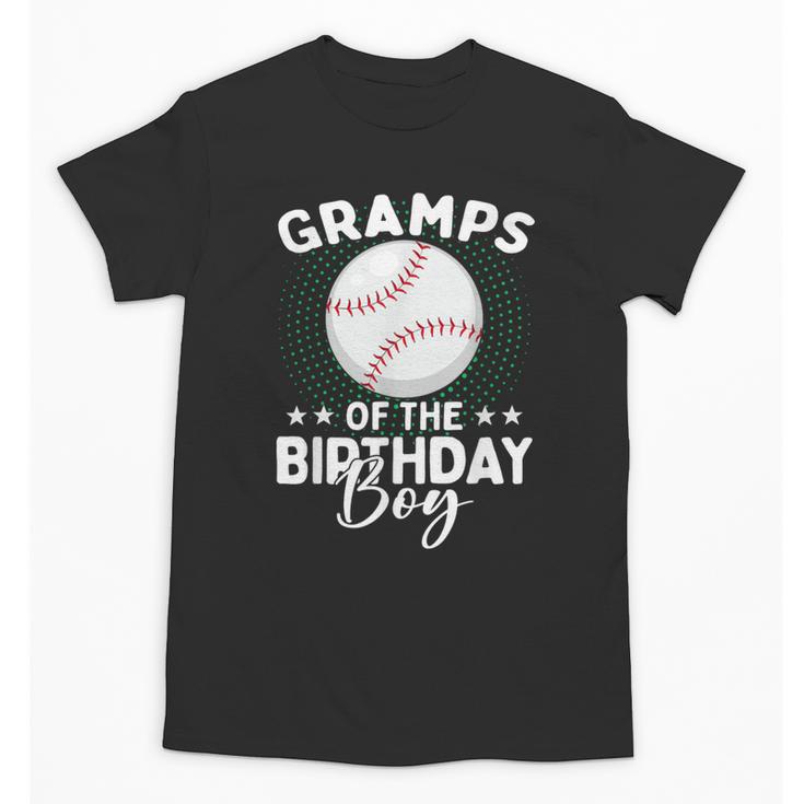 Gramps Of The Birthday Boy Baseball Player Birthday Unisex T-Shirt