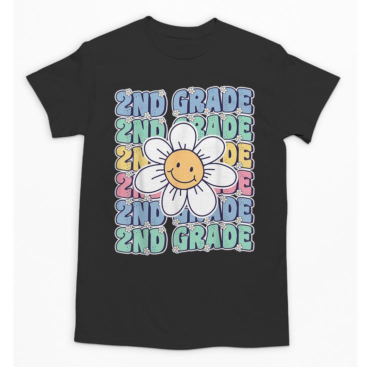 Groovy 2nd Grade Back To School First Day Of Second Grade Unisex T-Shirt