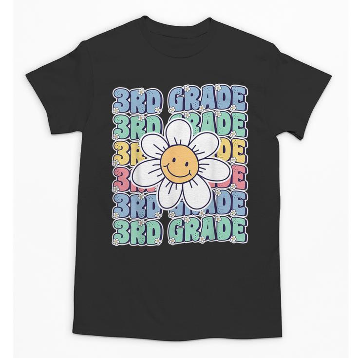 Groovy 3rd Grade Back To School First Day Of Third Grade Unisex T-Shirt