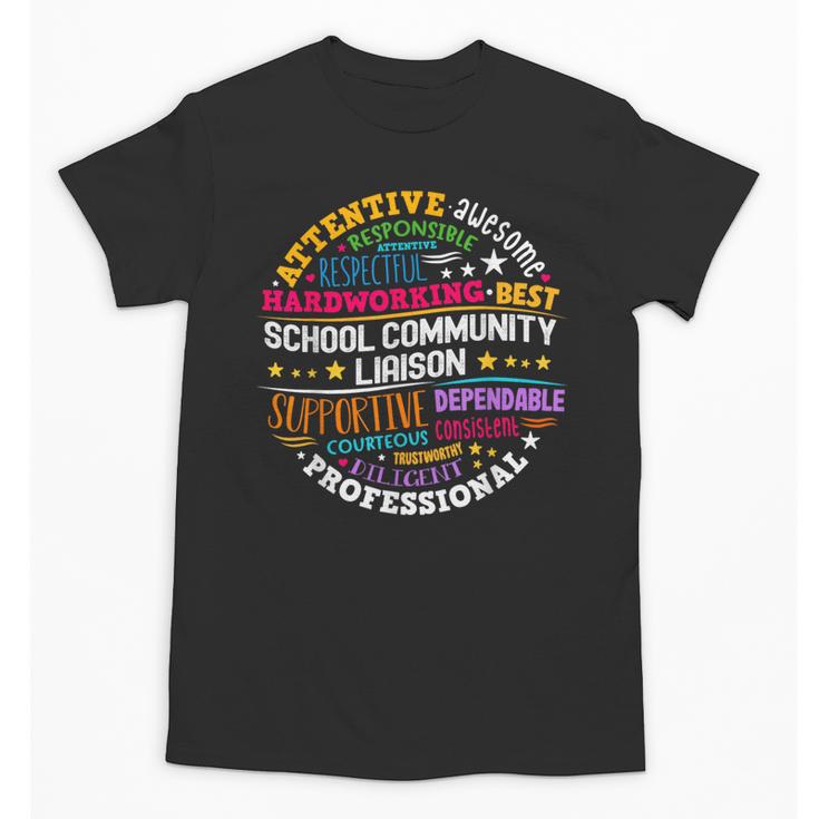 Groovy School Community Liaison Back To School Appreciation Unisex T-Shirt
