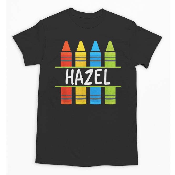 Hazel Crayon Back To School Kids Unisex T-Shirt Hazel Crayon Back To School Kids Unisex T-Shirt