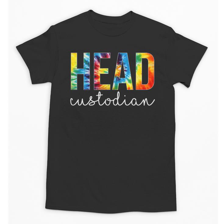 Head Custodian Women Tie Dye Back To School Appreciation Day Unisex T-Shirt
