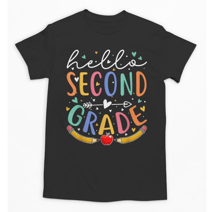 Hello 2nd Grade Tshirt Second Grade Back To School Unisex T-Shirt