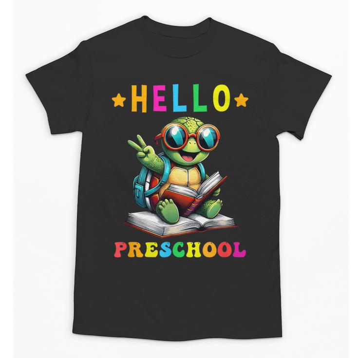 Hello Turtle Lovers From Back To School For Boys And Girls Unisex T-Shirt