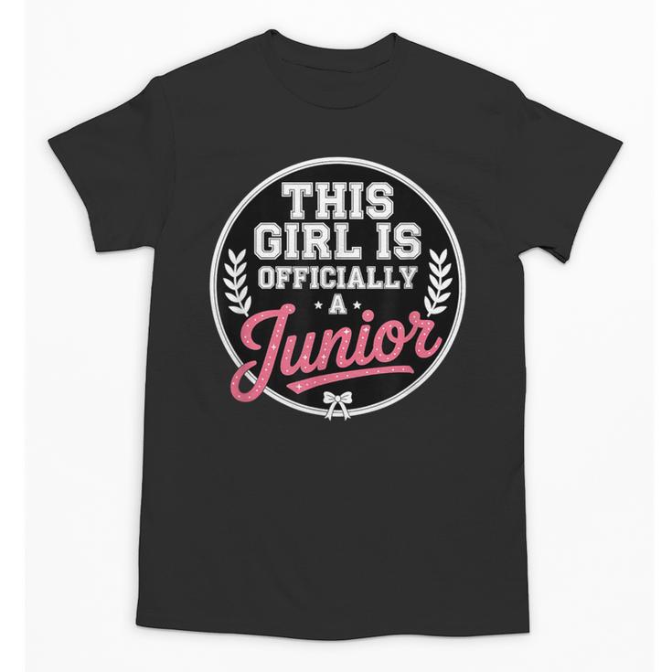 Highschool Girls Back To School 2025 First Day A Junior Unisex T-Shirt