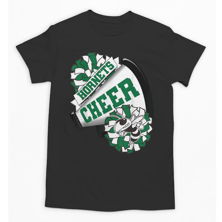 Hornets Cheer Back To School Cheerleading Spirit Green Unisex T-Shirt