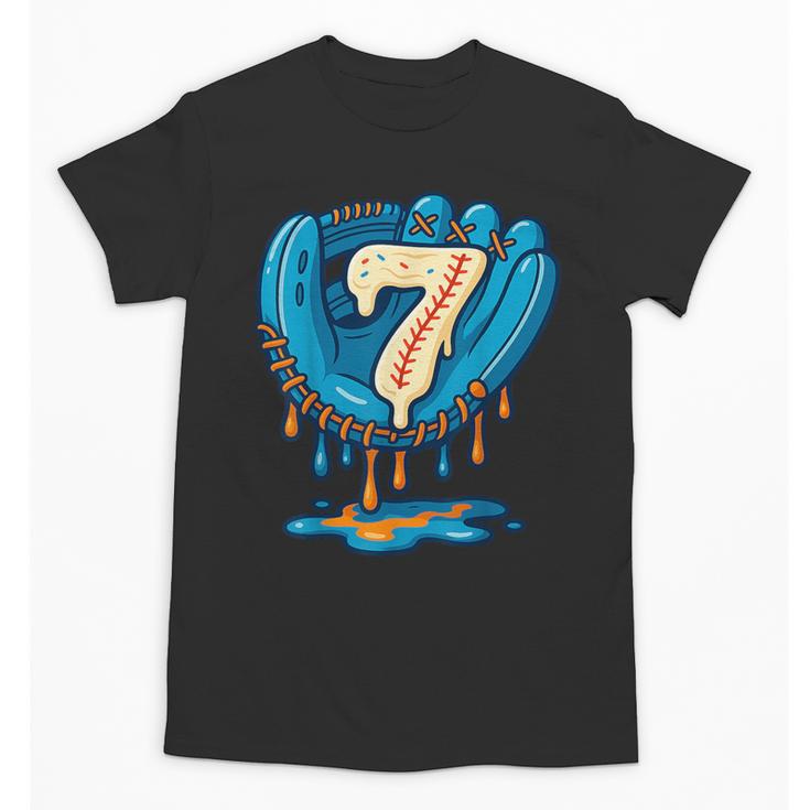 Ice Cream Baseball Glove 7th Birthday Edition Unisex T-Shirt