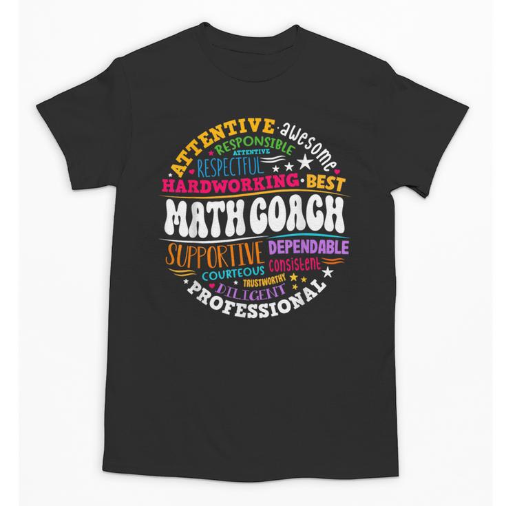 Instructional Math Coach Crew Back To School Matching Group Unisex T-Shirt