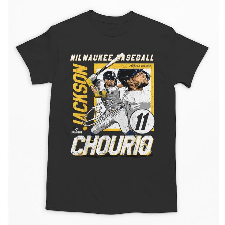 Jackson Chourio Milwaukee MLB Baseball Player MLBJCH203M Unisex T-Shirt