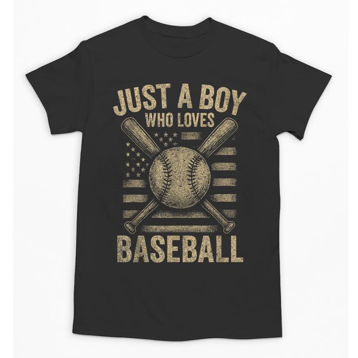 Just a Boy Who Loves Baseball Unisex T-Shirt
