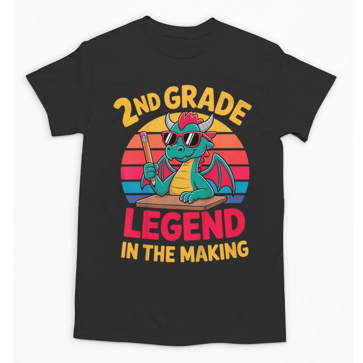 Kids 2nd Grade Dragon Boys Girls Back To School Unisex T-Shirt Kids 2nd Grade Dragon Boys Girls Back To School Unisex T-Shirt