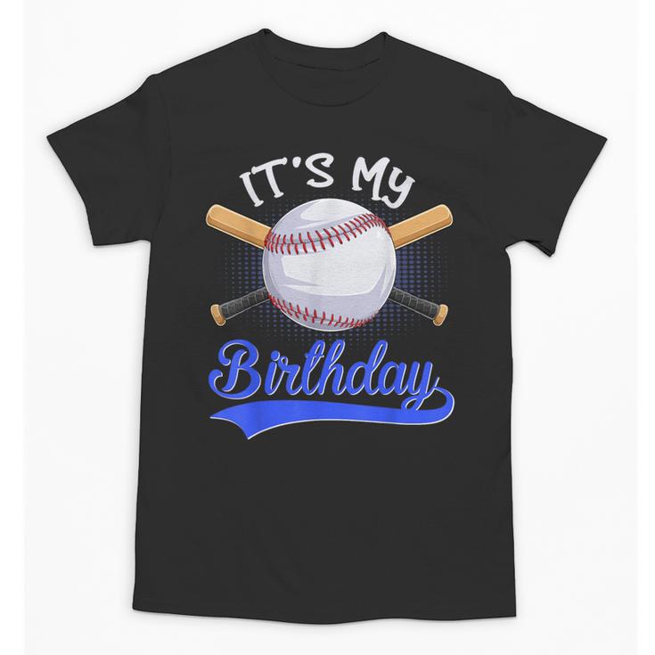 Kids 8th Baseball Birthday Party Boys Sport Fan 8 Years Old Unisex T-Shirt