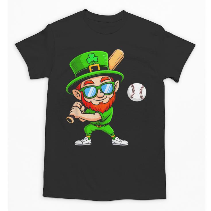 Kids St Patricks Day Shirt Leprechaun Baseball Boys Men Unisex T-Shirt