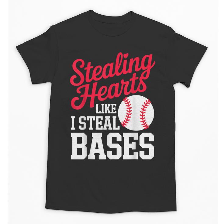 Kids Stealing Hearts Cute Baseball Boys Unisex T-Shirt