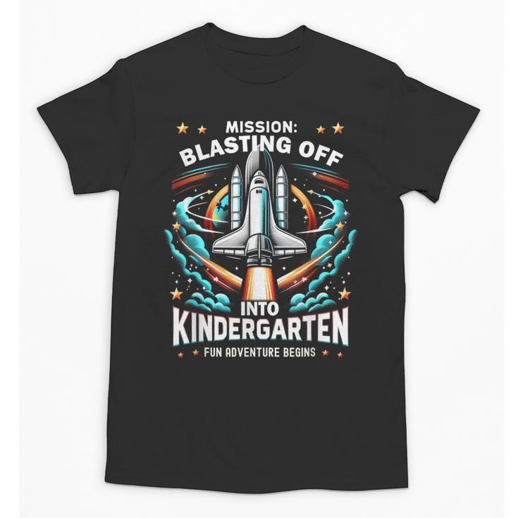 Kindergarten Back To School Rocket Blast Off Unisex T-Shirt