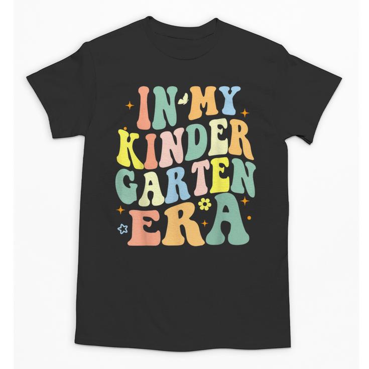 Kindergarten Era Happy Back To School Groovy Kids Boys Girls Unisex T-Shirt