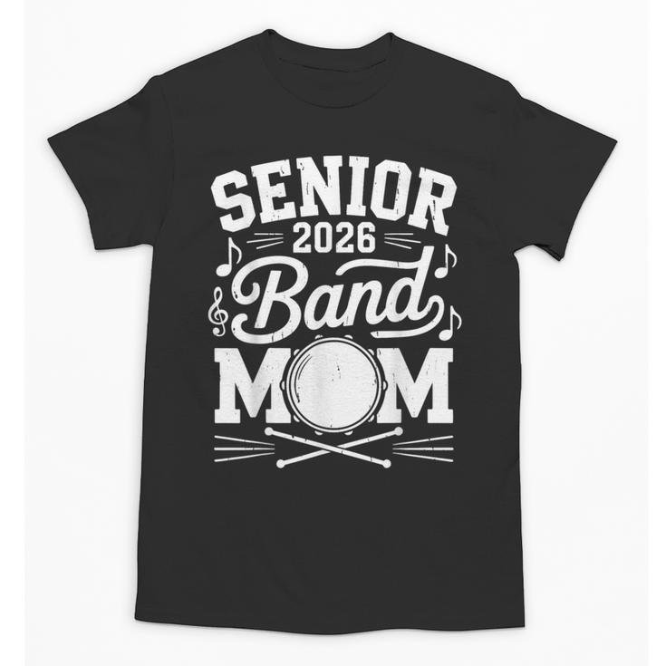 My Last First Day Senior 2026 Band Mom Back To School Retro Unisex T-Shirt