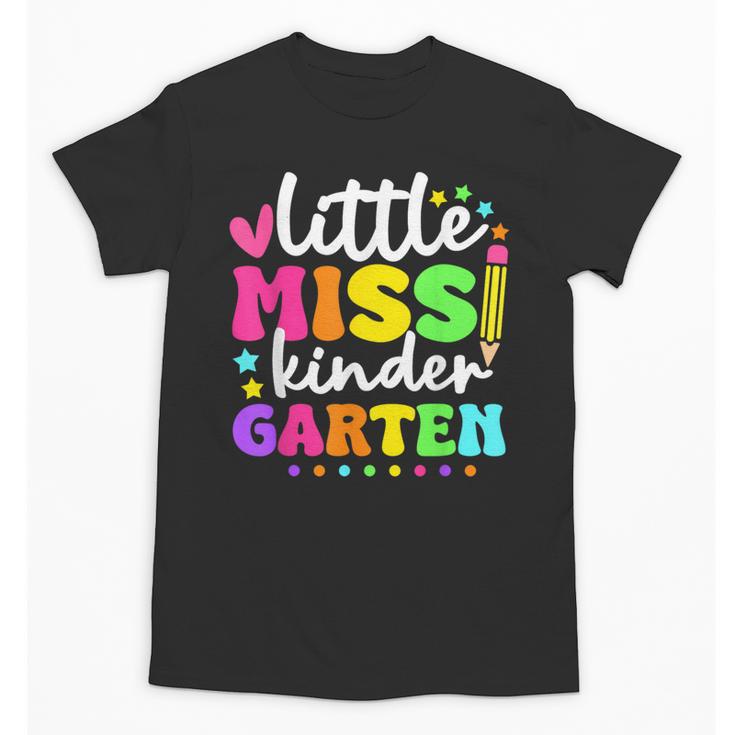 Little Miss Kindergarten Kids Girls Pencil Back To School Unisex T-Shirt