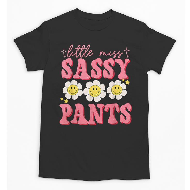 Little Miss Sassy Pants Back To School Girls Unisex T-Shirt