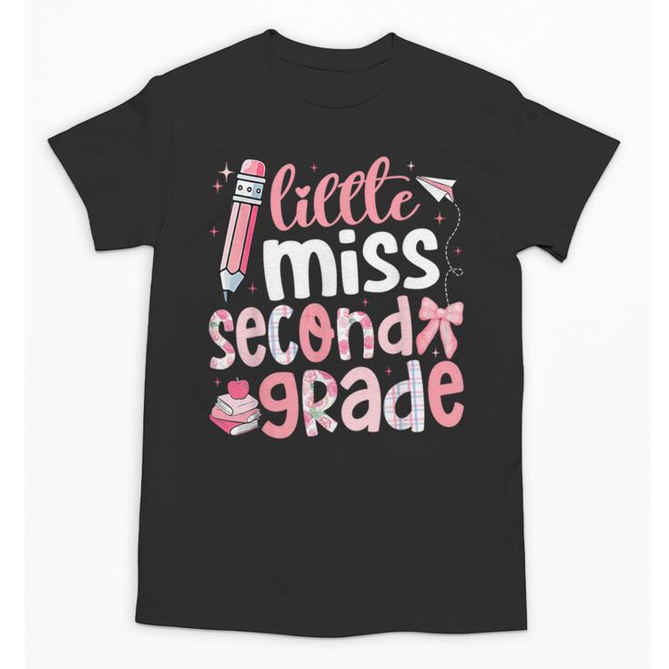 Little Miss Second Grade Back To School 2nd Grader Student Unisex T-Shirt